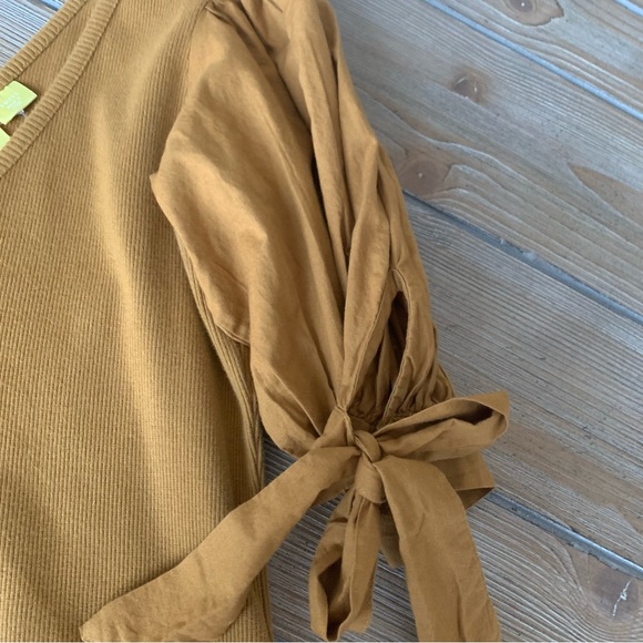 Anthropologie Puffed Sleeve Top NWT - Picture 6 of 11